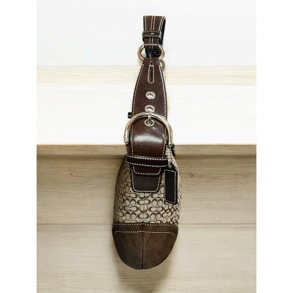 Vintage Coach 1460 Soho Mini Signature Hobo & 6319 Small Wristlet - Picture 4 of 15